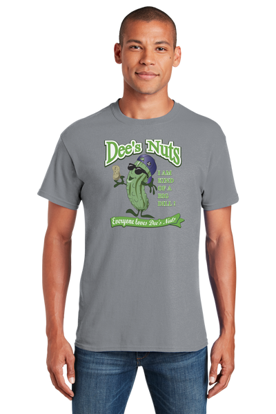 Dee's Nuts Big Dill T-Shirt COMBO ... FREE CAN of DILL PICKLE PEANUTS